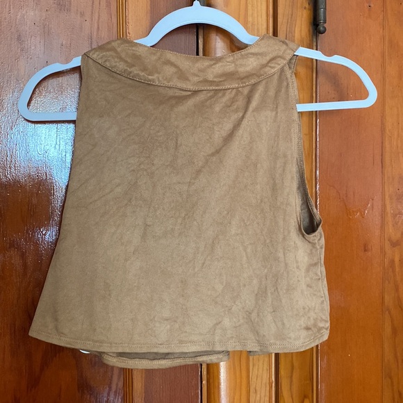 wonder nation moleskin boho vest size XL - NWT - Picture 3 of 3